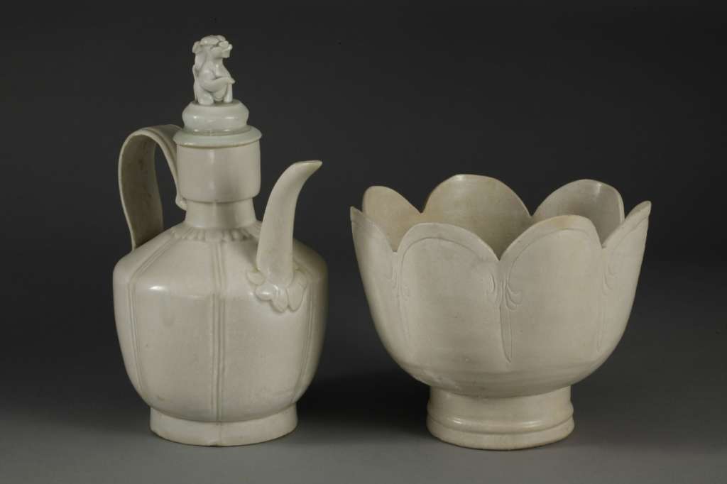 北宋青白瓷注碗一副